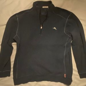 Tommy Bahama Half Zip Blue Sweatshirt
